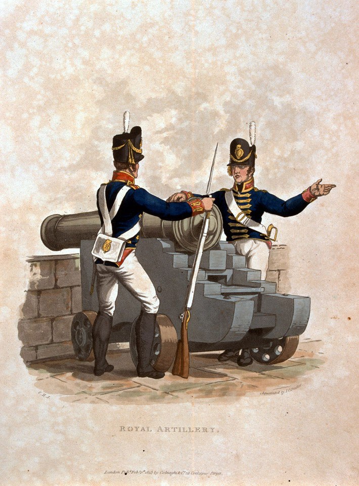 Royal Artillery, 1812